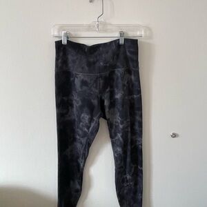 lululemon athletica Black and Gray Leggings